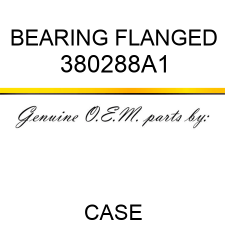 BEARING, FLANGED 380288A1