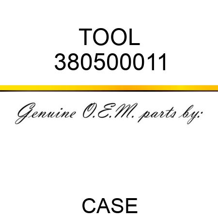 TOOL 380500011