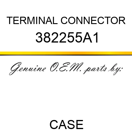TERMINAL CONNECTOR 382255A1