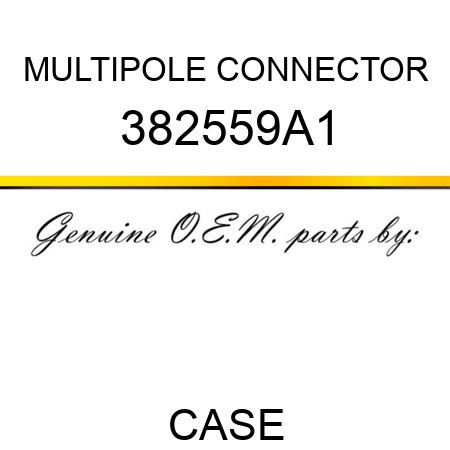 MULTIPOLE CONNECTOR 382559A1