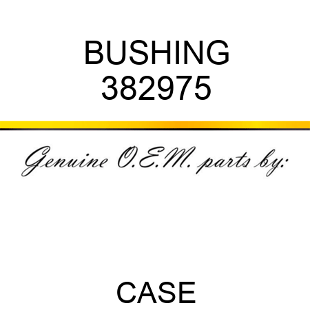 BUSHING 382975