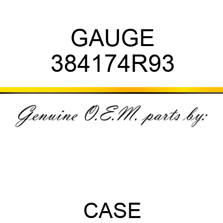 GAUGE 384174R93