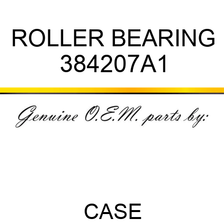 ROLLER BEARING 384207A1