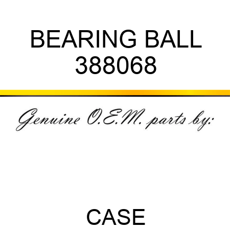 BEARING, BALL 388068