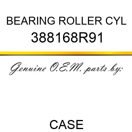 BEARING, ROLLER, CYL 388168R91