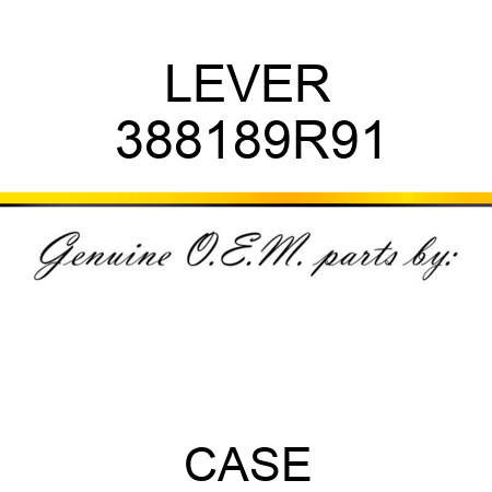 LEVER 388189R91