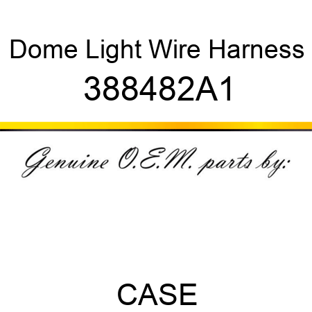 Dome Light Wire Harness 388482A1