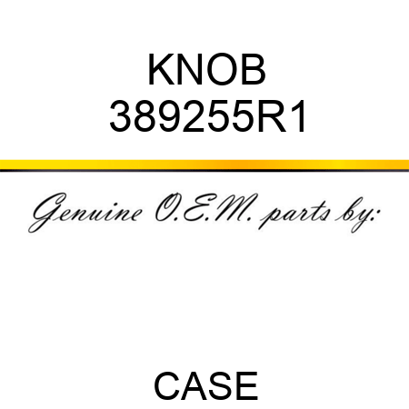KNOB 389255R1