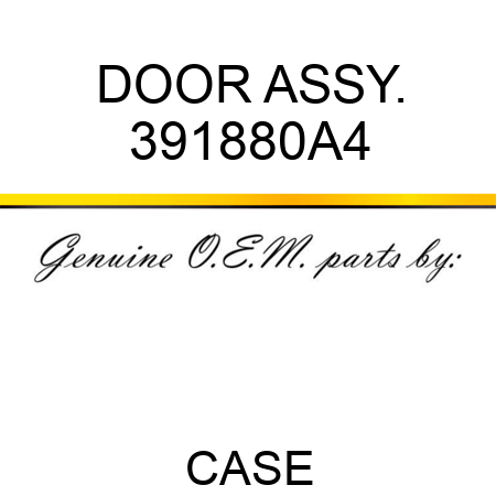 DOOR ASSY. 391880A4