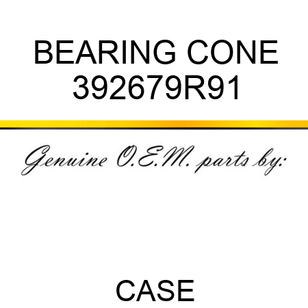 BEARING, CONE 392679R91