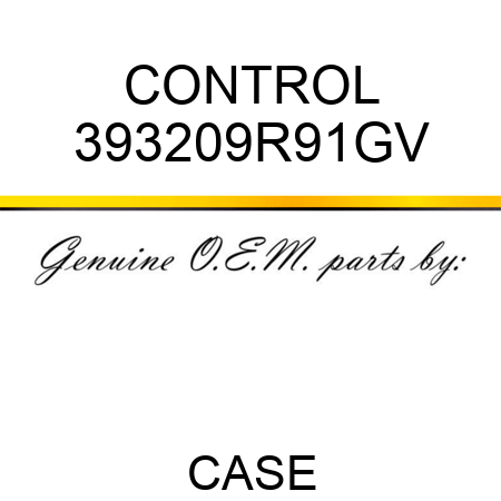 CONTROL 393209R91GV