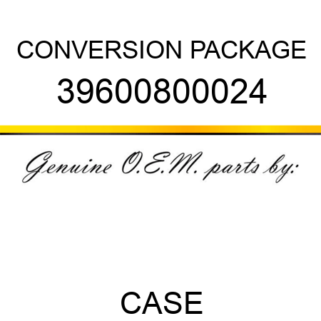 CONVERSION PACKAGE 39600800024