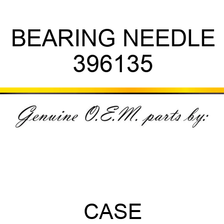 BEARING, NEEDLE 396135