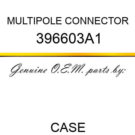 MULTIPOLE CONNECTOR 396603A1