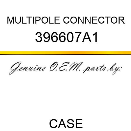 MULTIPOLE CONNECTOR 396607A1