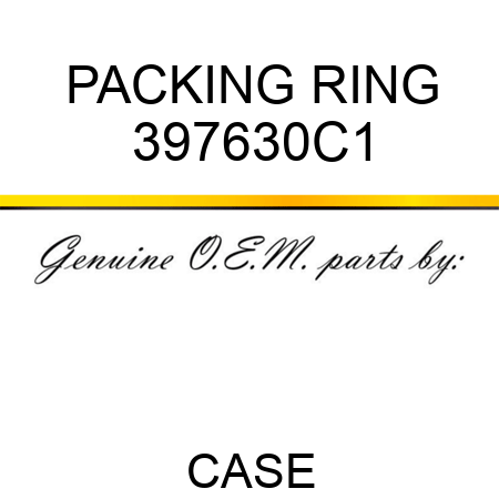 PACKING RING 397630C1