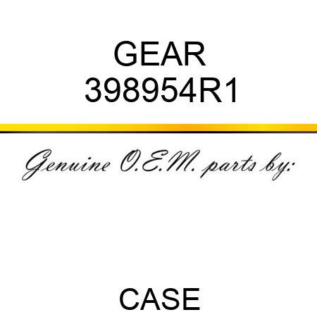 GEAR 398954R1