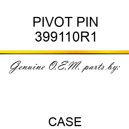 PIVOT PIN 399110R1