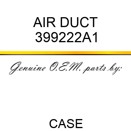 AIR DUCT 399222A1