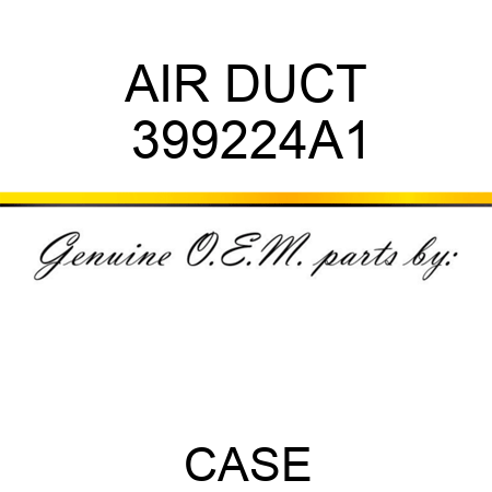 AIR DUCT 399224A1