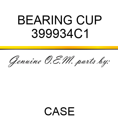 BEARING CUP 399934C1