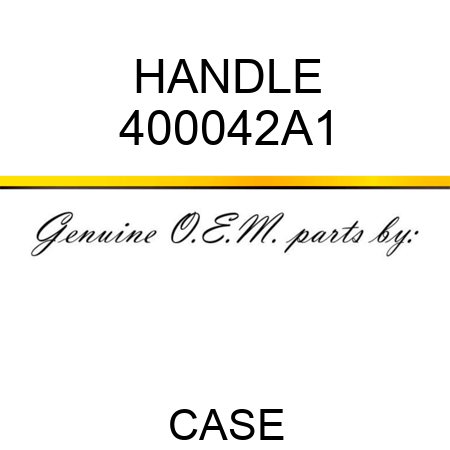 HANDLE 400042A1