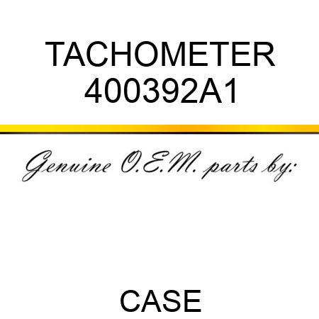 TACHOMETER 400392A1