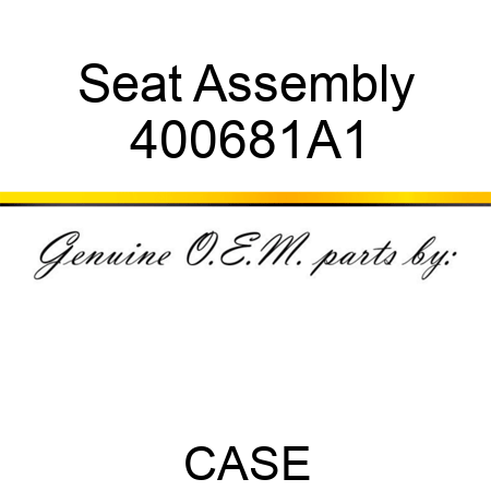 Seat Assembly 400681A1