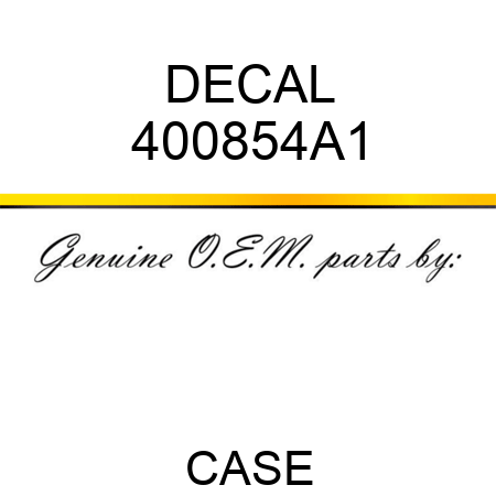 DECAL 400854A1