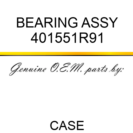 BEARING ASSY 401551R91