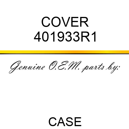 COVER 401933R1