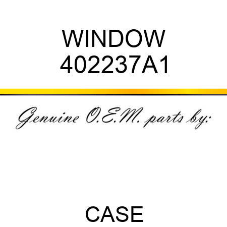 WINDOW 402237A1