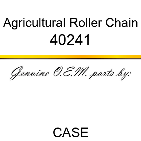 Agricultural Roller Chain 40241