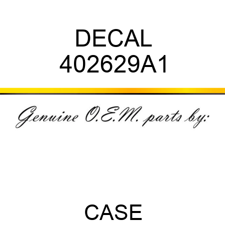 DECAL 402629A1