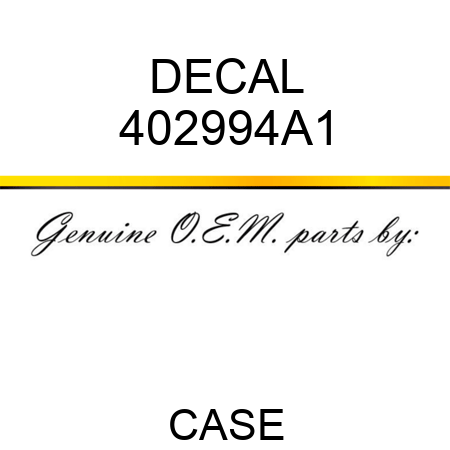 DECAL 402994A1