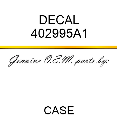 DECAL 402995A1