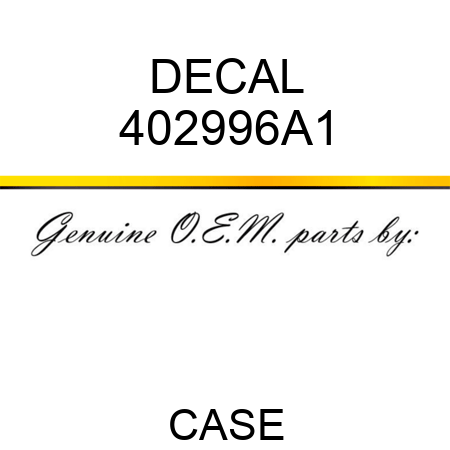 DECAL 402996A1