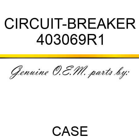 CIRCUIT-BREAKER 403069R1