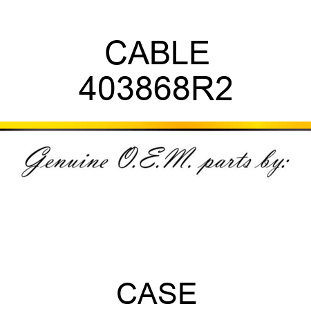 CABLE 403868R2
