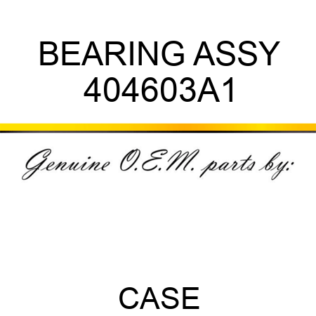 BEARING ASSY 404603A1