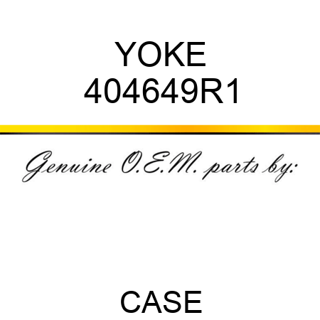 YOKE 404649R1