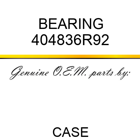 BEARING 404836R92