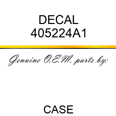 DECAL 405224A1