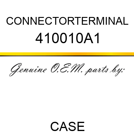 CONNECTOR,TERMINAL 410010A1