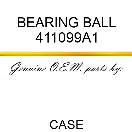 BEARING, BALL 411099A1