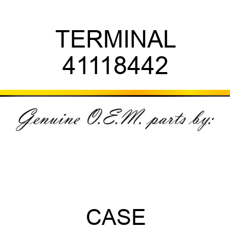 TERMINAL 41118442