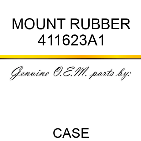 MOUNT, RUBBER 411623A1