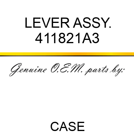 LEVER ASSY. 411821A3