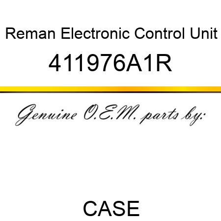 Reman Electronic Control Unit 411976A1R