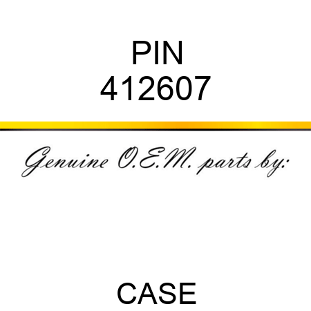 PIN 412607